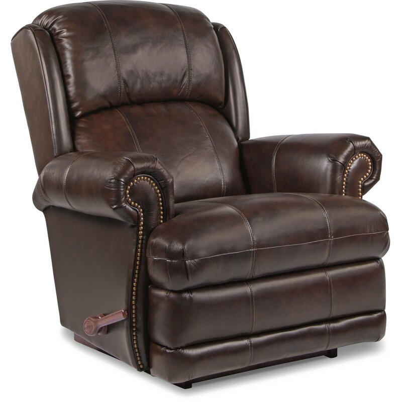 La-Z-Boy Kirkwood Genuine Leather Recliner & Reviews | Wayfair